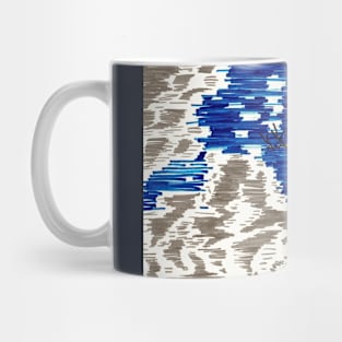 Clouded Winter Night Sky Mug